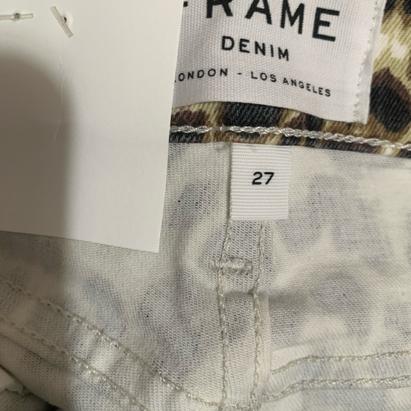 NWT FRAME Denim Ali High Rise CIGARETTE JEANS 27 - Picture 4 of 7